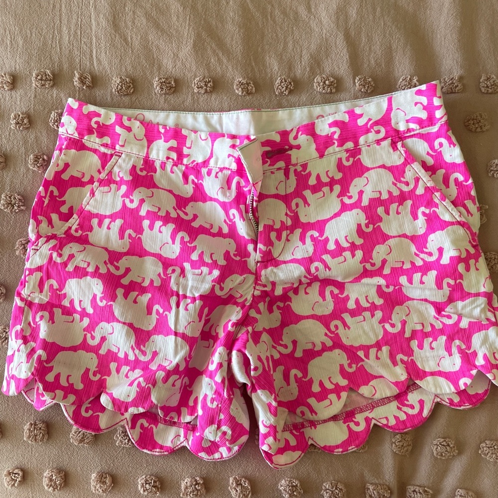 Lilly Pulitzer Pink Elephant Shorts